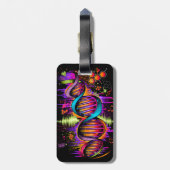 音楽DNA ラゲッジタグ (裏面縦)
