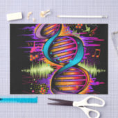 音楽DNA 薄葉紙 (クラフト)