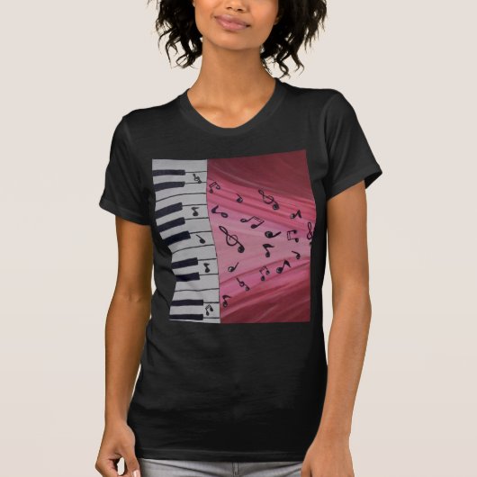 音楽IIIを聞いて下さい Tシャツ (正面)