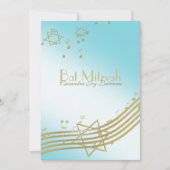 音楽in the Airバルミツワー 招待状 (正面)