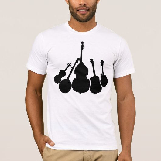 音楽INSTRUMENTS-T-SHIRT Tシャツ (正面)