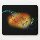 音楽mousepad マウスパッド (正面)