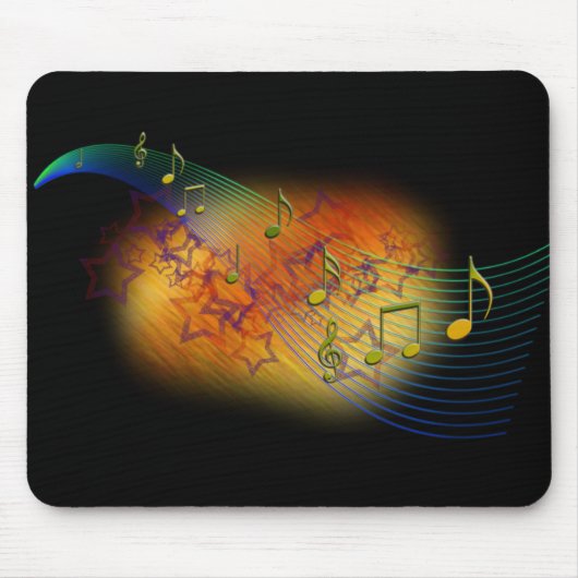 音楽mousepad マウスパッド (正面)