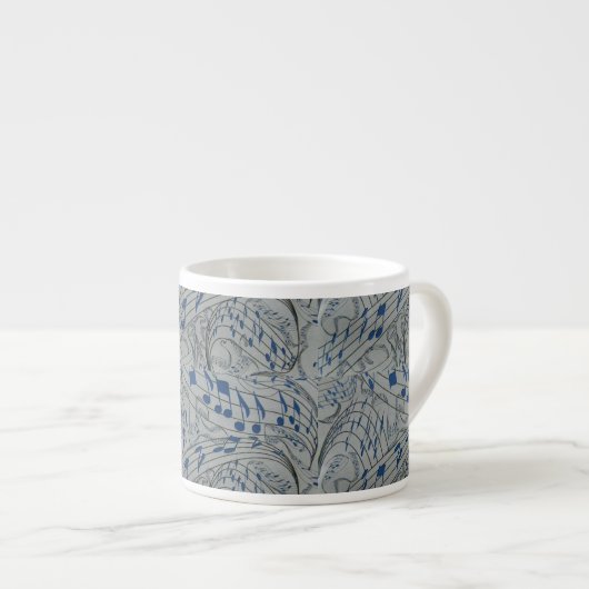 音楽NOTES-ESPRESSOマグ エスプレッソカップ (正面右)