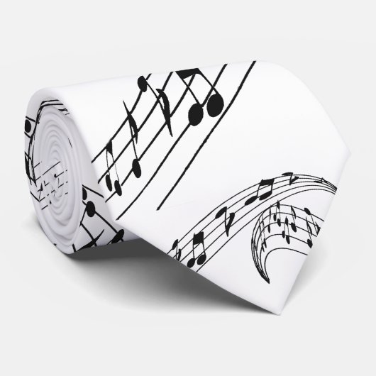 音楽NOTES-TIE ネクタイ (ロール)