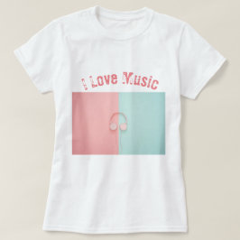 音楽Tシャツが大好き Tシャツ