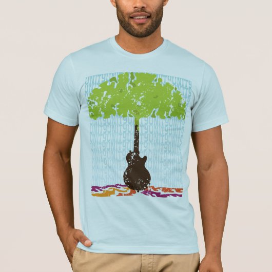 音楽Tシャツとの統合 Tシャツ (正面)