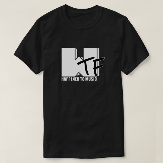 音楽TシャツにWTFが発生 Tシャツ (デザイン正面)