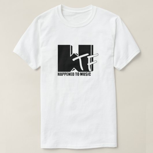 音楽TシャツにWTFが発生 Tシャツ (デザイン正面)