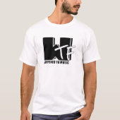 音楽TシャツにWTFが発生 Tシャツ (正面)