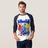 音楽Tシャツの色 Tシャツ (正面フル)