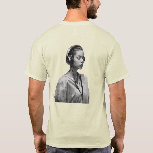 音楽Tシャツ Tシャツ (裏面)