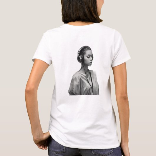 音楽Tシャツ Tシャツ (裏面)