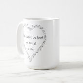 音楽Touchハート感動的引用文 コーヒーマグカップ (正面左)