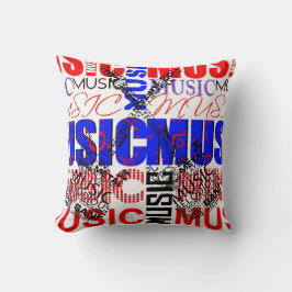 音楽txtのギターのtxt赤く青いblack.jpg クッション