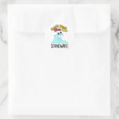 音波おもしろい海パン ラウンドシール (バッグ)