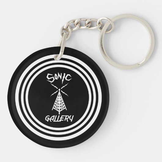 音波のギャラリーのキーホルダー キーホルダー (裏面)