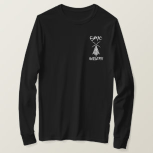 音波のギャラリーの長袖のTシャツ Tシャツ