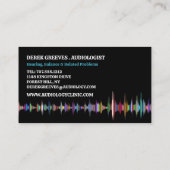 音波デザイン,聴覚,聴覚クリニック 名刺 (裏面)