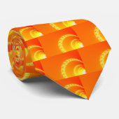 音波フラクタルアート ネクタイ (ロール)