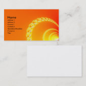 音波フラクタルアート 名刺 (正面/裏面)