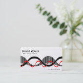 音波02 - （プラチナ） 名刺 (スタンド正面)