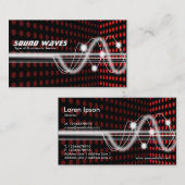 音波 – スポットコーナー – 赤 名刺 (正面/裏面)