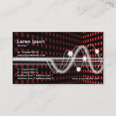 音波 – スポットコーナー – 赤 名刺 (裏面)