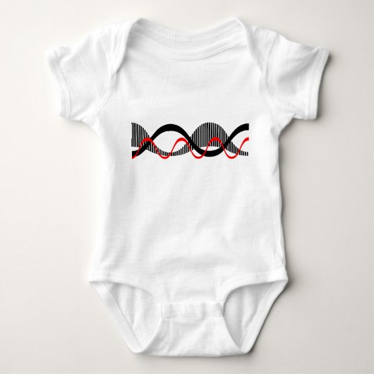音波 ベビーボディスーツ (正面)