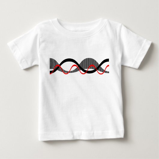 音波 ベビーTシャツ (正面)