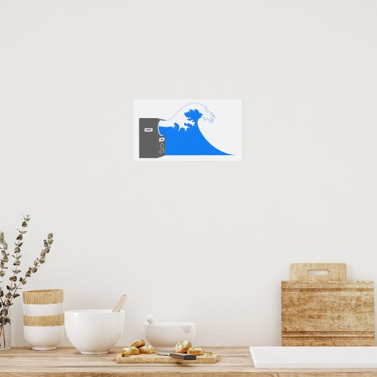 音波 ポスター (キッチン)