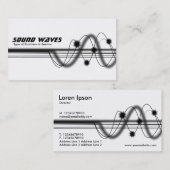 音波-白い反物質 名刺 (正面/裏面)