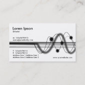 音波-白い反物質 名刺 (裏面)