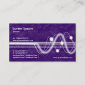 音波 – 紫の大地 名刺 (裏面)