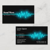 音波-青および黒 名刺 (正面/裏面)