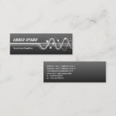 音波II -影で覆われた灰色 スキニー名刺 (正面/裏面)