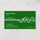 音波II – 芝生の緑 名刺 (裏面)