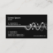 音波II – 黒 名刺 (裏面)