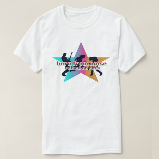 音生まれで立ち上がる Tシャツ (デザイン正面)