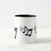 音符が付いている信号器のマグ マグカップ (中央)