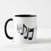 音符が付いている信号器のマグ マグカップ (左)
