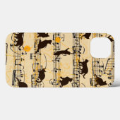 音符と子猫 Case-Mate iPhoneケース (裏面 (横))