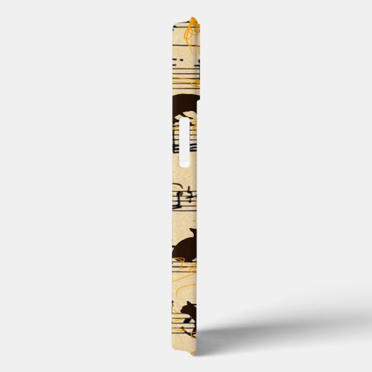 音符と子猫 Case-Mate iPhoneケース (裏面 / 右)