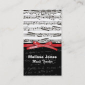 音符と数式 名刺 (裏面)