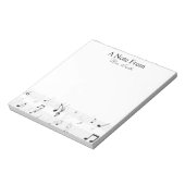 音符のお洒落ミュージシャン ノートパッド (回転)