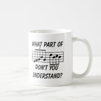 音符のどんな部分が理解しないか コーヒーマグカップ