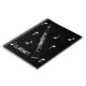 音符のクラリネット ノートブック (左側)