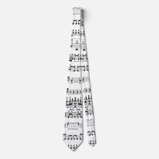 音符のタイ ネクタイ (正面)