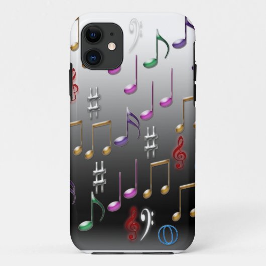 音符のデザインのIphoneの場合カバー Case-Mate iPhoneケース (裏面)