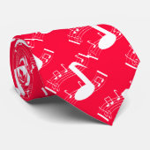音符のデザインはタイに人を配置しました ネクタイ (ロール)